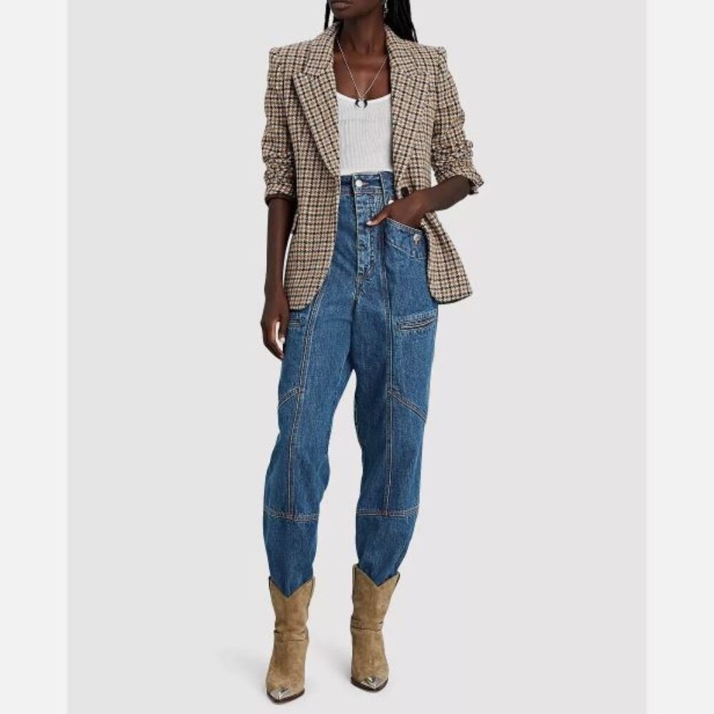 Isabel Marant Étoile Neko High-Rise Cargo Jeans SIZE FR34